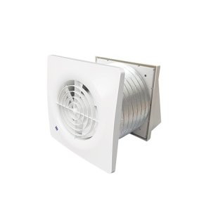 FAN THROUGH WALL QUIET W/ HUMIDITY SENSOR 150MM MANROSE