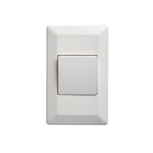 SWITCH VERT 10A 1G WHT COMO