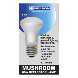LAMP 60W E27 MUSHROOM REFLECTOR INT