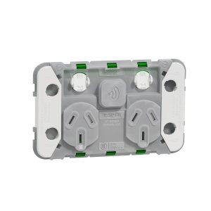 SOCKET TWIN 10A ZIGBEE WISER ICONIC