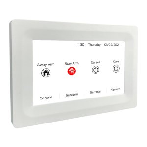 TOUCH KEYPAD 5IN (WHITE SURROUND)