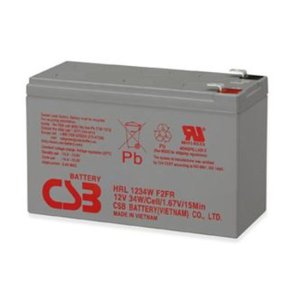 REPLACEMENT UPS BATTERY 12V 34W 9.0 AH LONG LIFE CSB