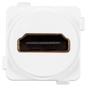 HDMI FEMALE OUTLET SOCKET WHT EXCEL LIFE
