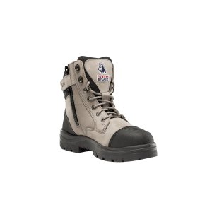 BOOT LACE UP ZIP SOUTHERN CROSS SCUFF SLATE 13 STEEL BLUE