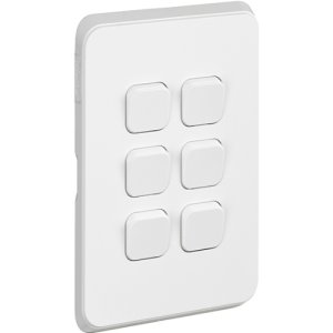 SKIN SWITCH 6G WHITE ICONIC