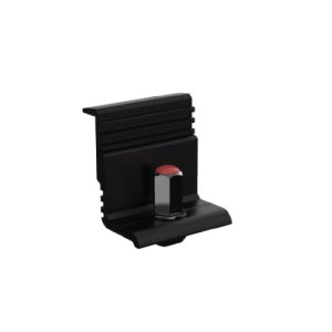 END CLAMP UNIV 30-50MM BLK ANODISED RRACKS
