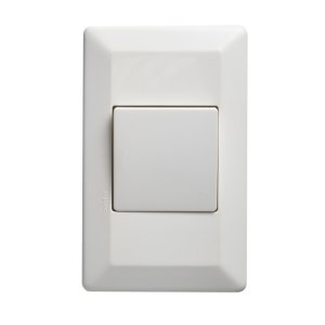 (I) INTERMEDIATE SWITCH VERT 10A 1G WHT COMO