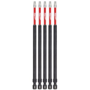 IMPACT POWER BIT SQ2 150MM 5PK SHOCKWAVE