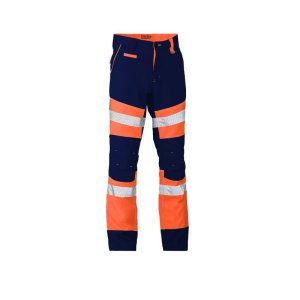 PANTS MENS TAPE BIOMOTION CONTRAST HV ORA/NVY R127 BISLEY