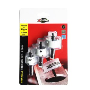 HOLESAW THIN WALL 19,25,32MM BLX69P3-S1 BLU-MOL 3 PK