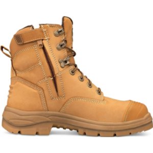 BOOT LACE UP ZIP SIDED WHEAT 9 OLIVER KEVLAR
