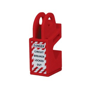 LOCKOUT CIRCUIT BREAKER MEDIUM RED