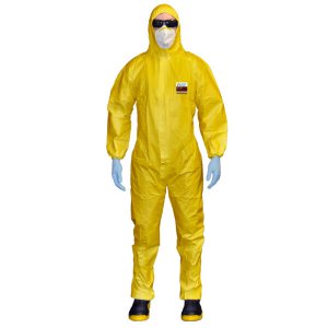 COVERALLS CHEMICAL TYPE 3 4 5 6 YLW 4XL 754000-4XL