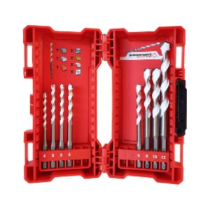 DRILL BIT SET MULTI-MATERIAL 8PC SHOCKWAVE