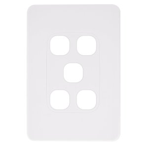 COVERPLATE ONLY 5G WHT METRO VYNCO