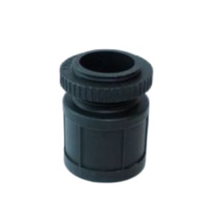 ADAPTER THREADED MALE W/ LOCKNUT 25MM BLK LSZH-FR MASER