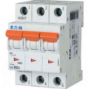 MCB 6KA C CURVE 63A 3P PLS6-C63/3-MW