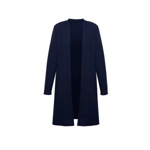CARDIGAN LADIES CHELSEA LONG LINE NAVY 3XL BIZCORP
