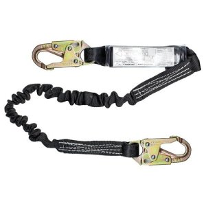 LANYARD FALL-ARREST HEAVY WEIGHT RATED BLK 2M ZERO LSXZW3E