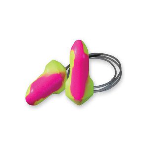 EARPLUG T-SHAPED CORDED PINK/YLW ESKO BX 100 PAIRS