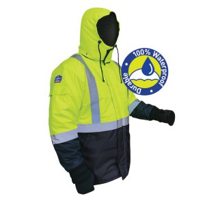JACKET FREEZER ARCTIC YLW/NVY 4XL ICEKING WATERPROOF
