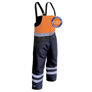 BIB PANTS FREEZER ARCTIC OR/NVY 2XL/3XL ICE KING LAUNDERABLE