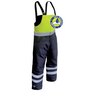 BIB PANTS FREEZER ARCTIC YLW/NVY 5XL/6XL ICE KING WATERPROOF
