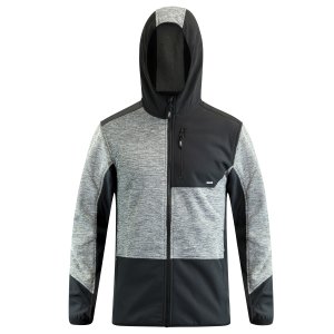 HOODIE SWEATSHIRT CONTRAST GRY/BLK 2XL 25005GYBK-2XL BISON