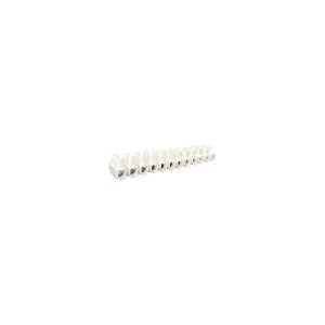 TERMINAL STRIP 12W 32A 4MM WHITE
