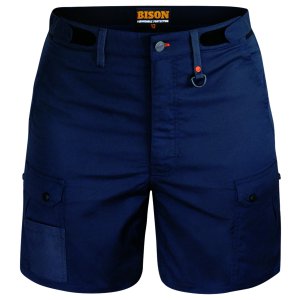 SHORT WOMENS CARGO P/C LIGHTWEIGHT NAVY 12 BISON