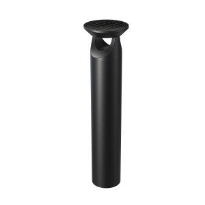 BOLLARD SOLAR LED 3W IP66 NON DIM BLACK 3000K
