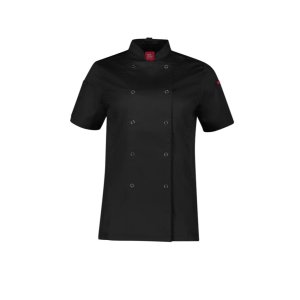 JACKET WOMENS CHEF ZEST S/S BLK L BIZ COLLECTION