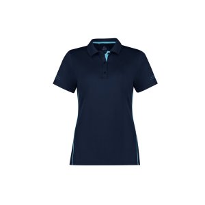 POLO WOMENS BALANCE S/S NVY/SKY 14 BIZ COLLECTION