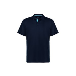 POLO MENS BALANCE S/S NVY/SKY XL BIZ COLLECTION