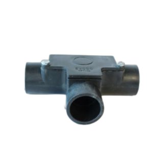 CONDUIT INSPECTION TEE 25MM LSZH-FR/HFT BLACK