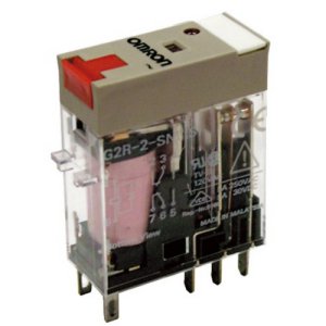 RELAY PLUG-IN DOUBLE POLE 5AMP AC12 OMRON