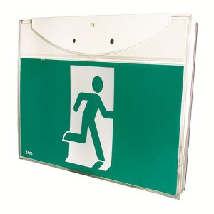 *POA* EMERGENCY LUMINAIRE EXIT WALL/CEILING MOUNT KWIKLITE