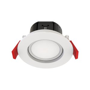 TILT DLIGHT LED 8W 3K/4K UID DRI DIM 54MM180MA WH