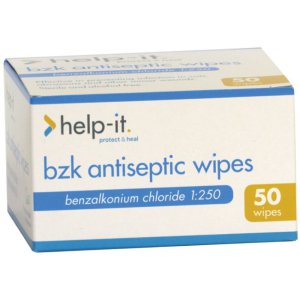 WIPES ANTISEPTIC HELP IT 50PK
