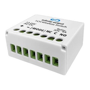 SWITCH WIRELESS 2WAY 1CH STANDALONE OR LINKED 12-24V AAP