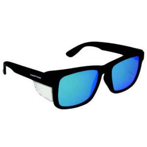SPEC POLARISED BLUE REVO LENS BLK 6514 FRONTSIDE
