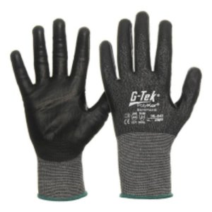 GLOVE G-TEK POLYKOR 21G CUT LEVEL D PU PALM 16-541-11