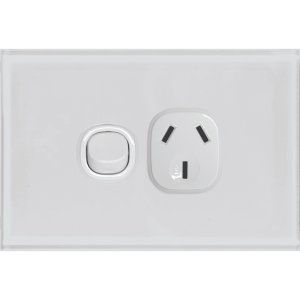 POWERPOINT HORIZONTAL 1G 10A WHITE URBAN