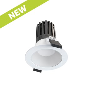 DOWNLIGHT FIXED KIT 90  BEAM 9.5W 3K IP54 WH 93XH104MM
