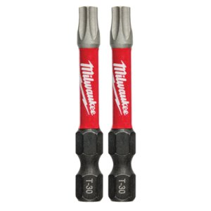 POWER BIT T30 TORX 50MM 2IN 2PK SHOCKWAVE