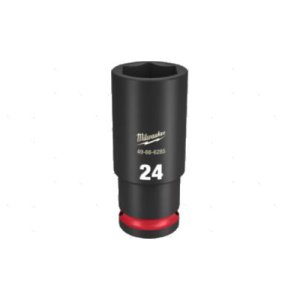 IMPACT SOCKET 1/2IN DRIVE 24MM DEEP MIL