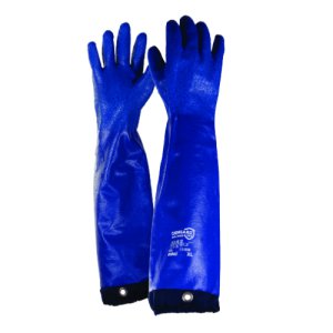 GLOVE CHEMICAL 60CM NITRILE GLOVE BLUE 8/M CHEMGARD 815