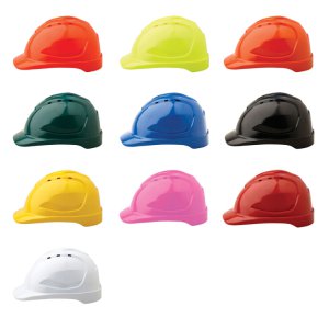 HARD HAT V9 VENTED PUSH LOCK WHT 53CM-66CM PRO CHOICE