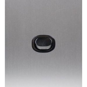 SWITCH 1 GANG 16A BLK SIL MET VYNCO URBAN