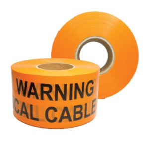 WARNING TAPE UNDERGROUND 100MM X 100M HAMER